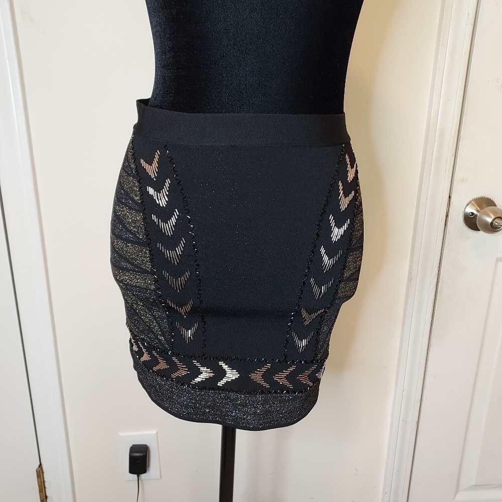 MARCIANO bandage mini skirt - Picture 3 of 8